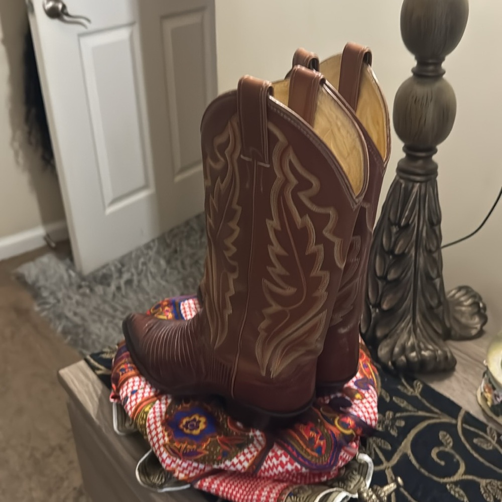 Women’s Justin Lizard Cowboy Boots - Picture 3 of 5